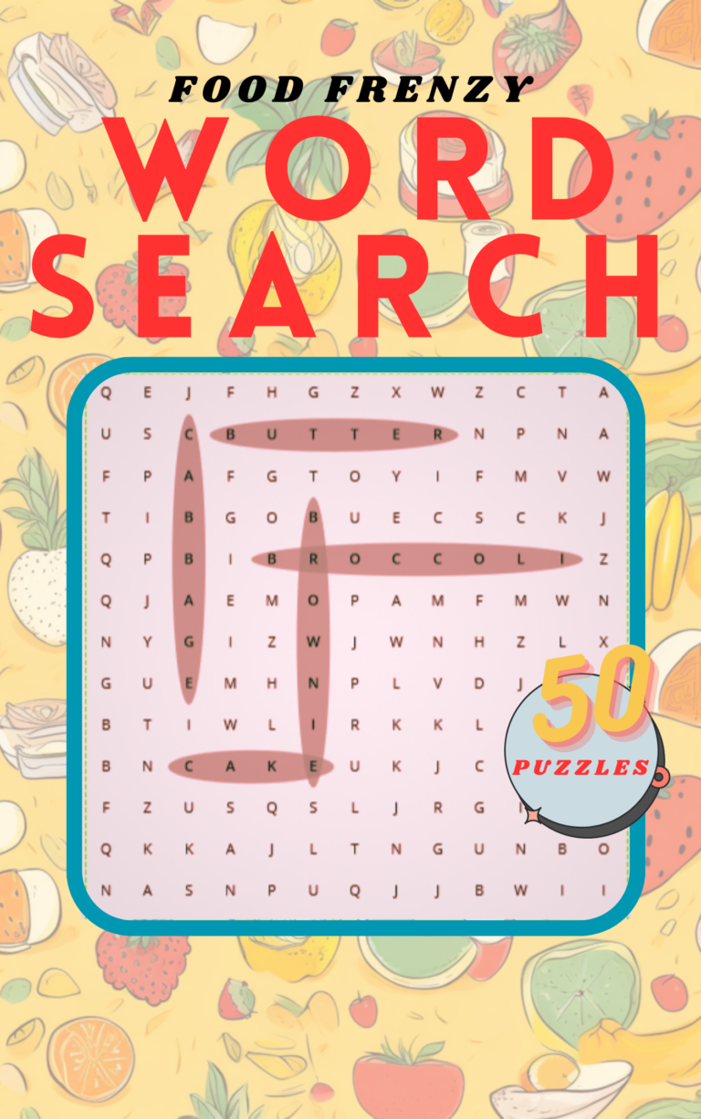 Best Food Word Search Puzzles in Amazon